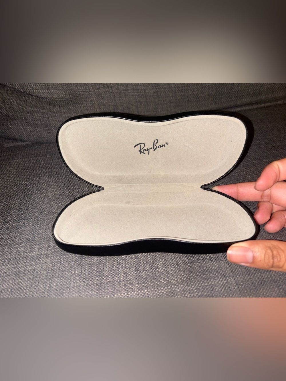 Ray-Ban Black Hard Protective Case for Eyeglasses & Sunglasses, Unisex